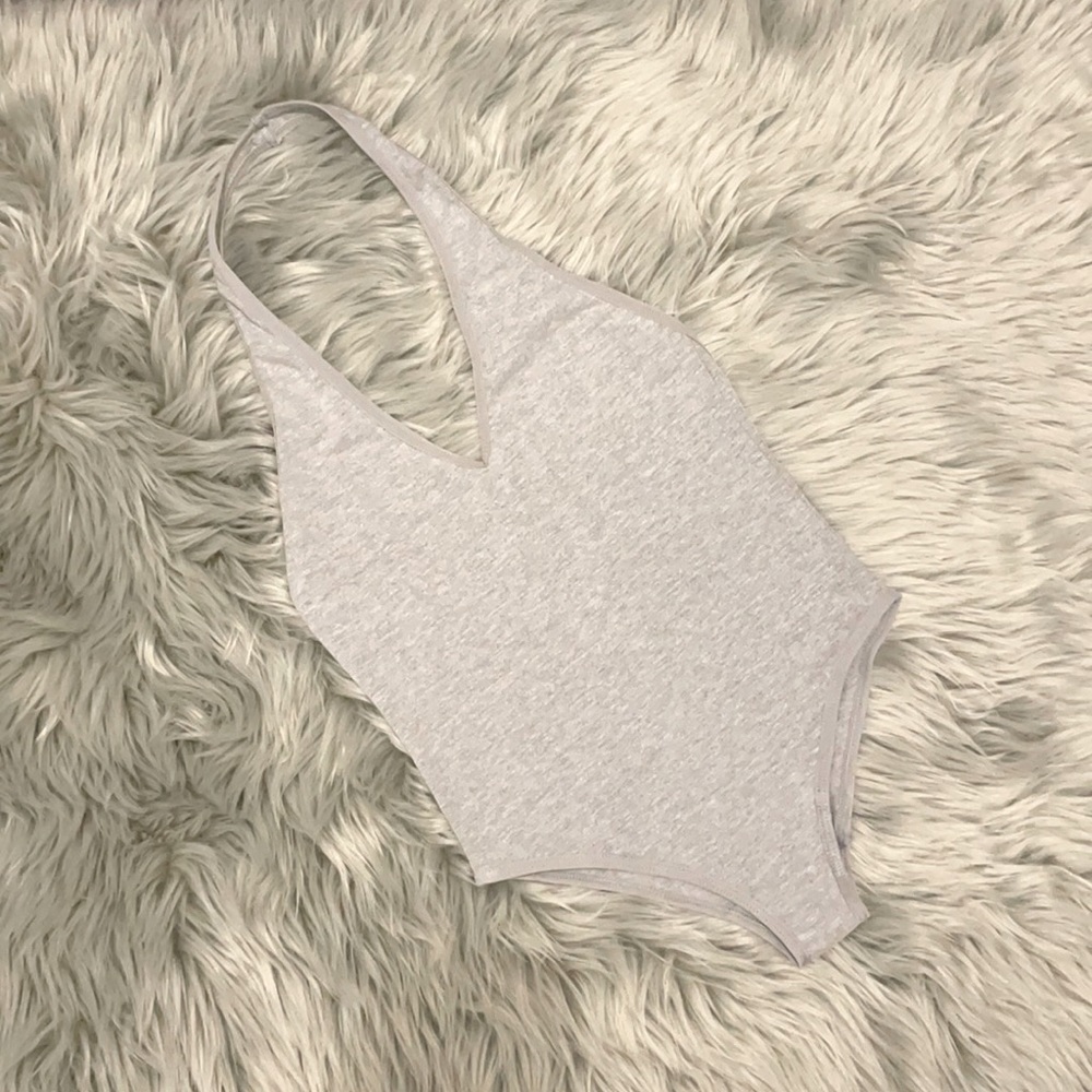 Gray bodysuit